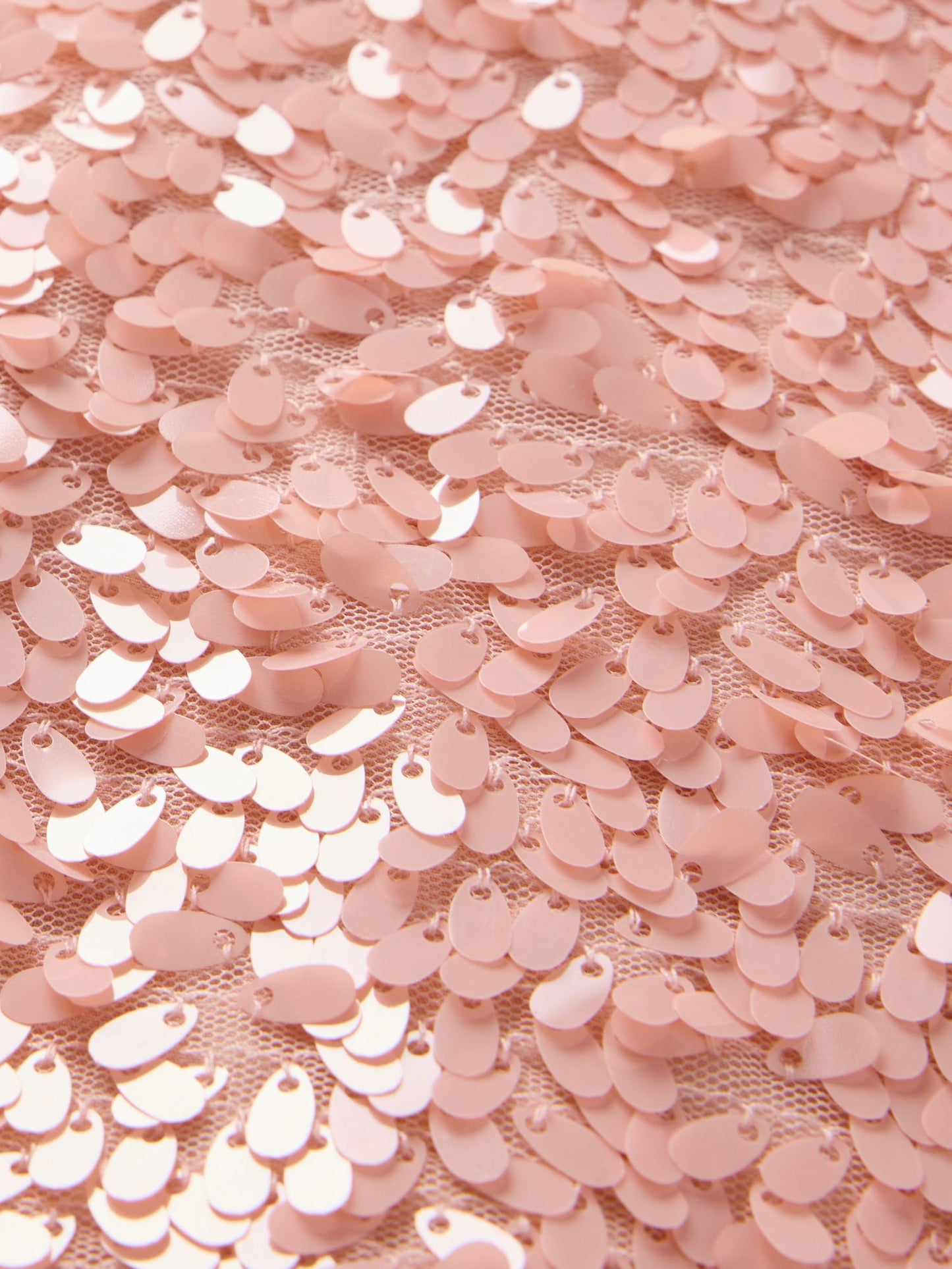 Pembe Pul Işlemeli Mini Elbise