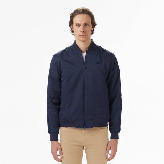 Lacoste Erkek Dik Yaka Lacivert Bomber Ceket