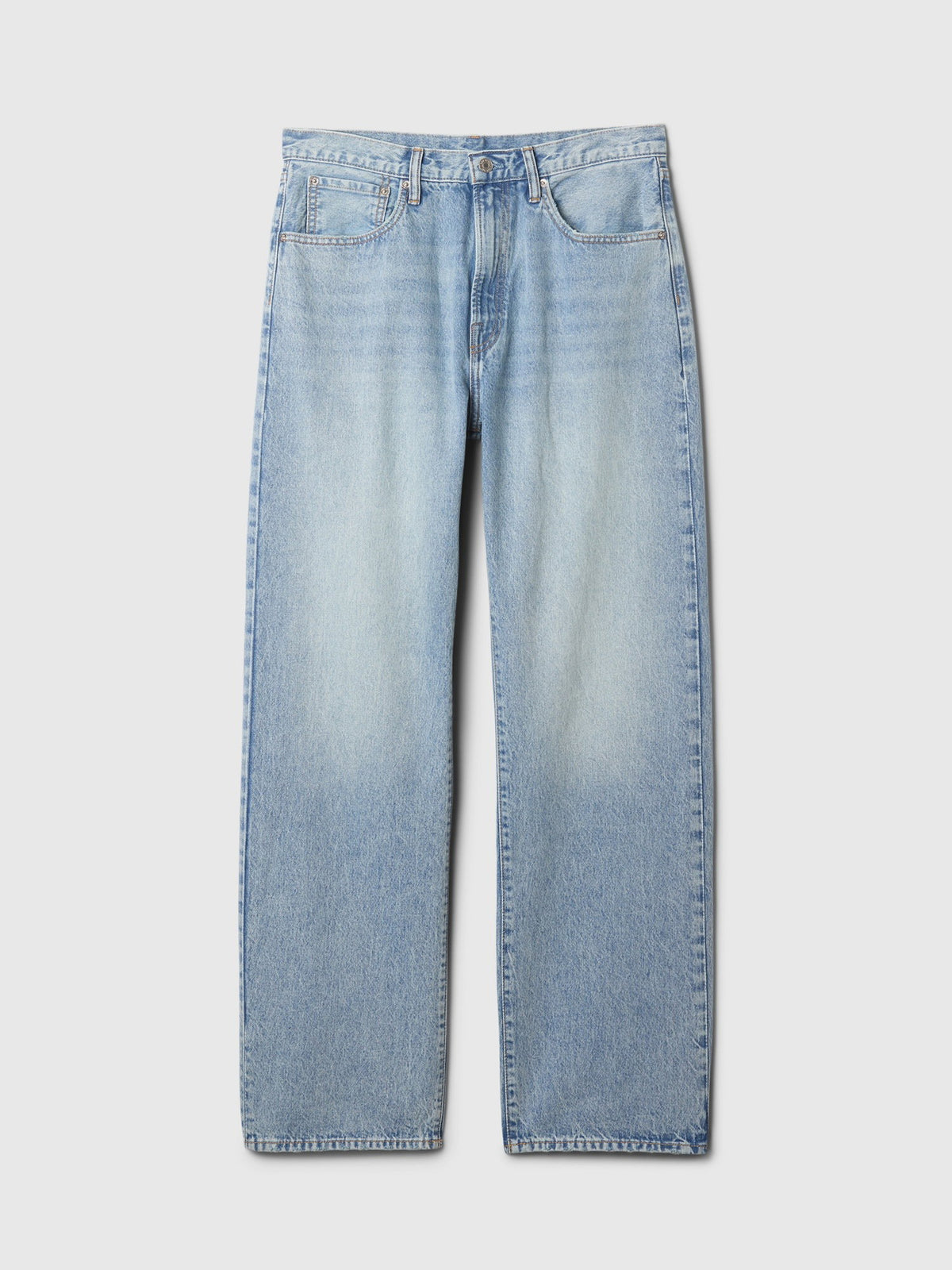 Açık Mavi '90s Loose Jean Pantolon