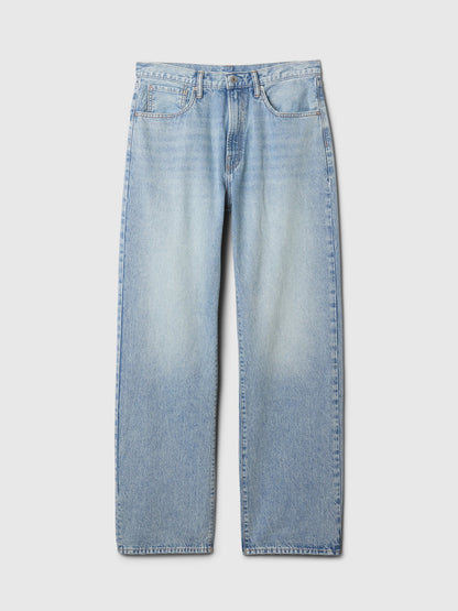 Açık Mavi '90s Loose Jean Pantolon