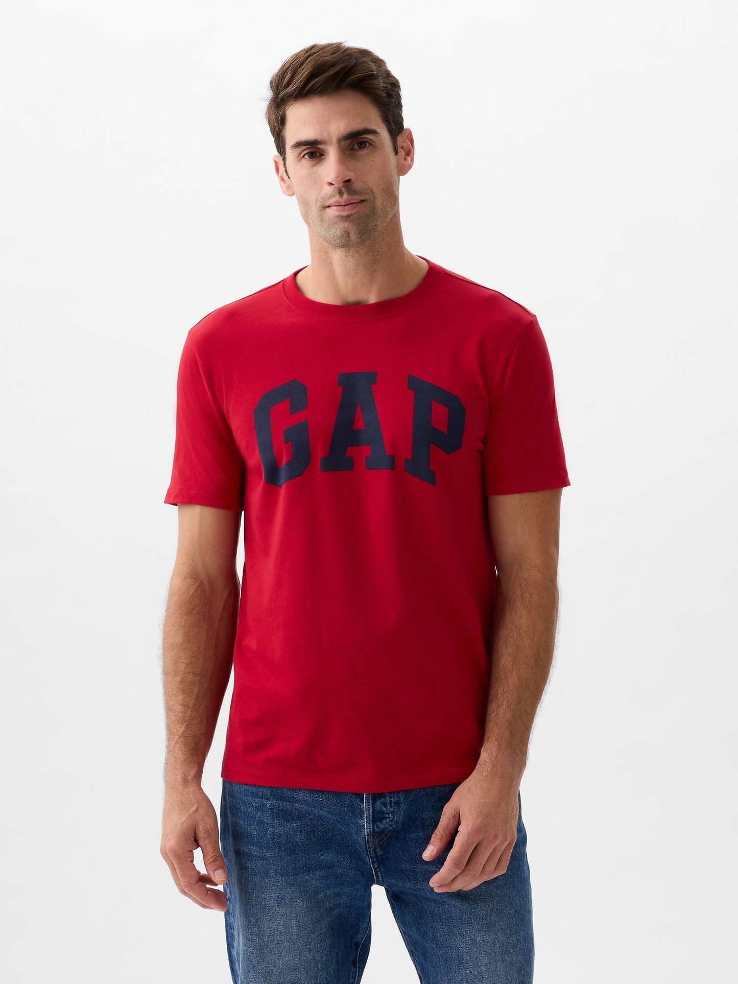 Kırmızı Everyday Soft Gap Logo T-Shirt