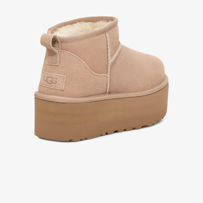 Ugg Classic Ultra Mini Platform Kadın Krem Bot