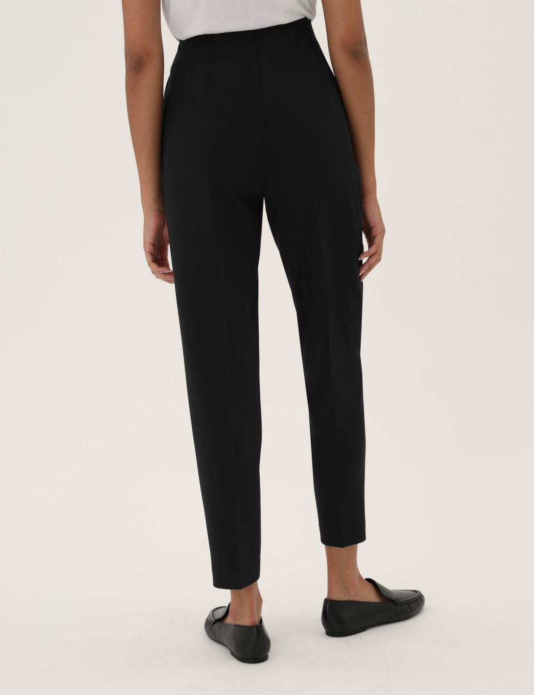 Yüksek Bel Tapered Fit Pantolon