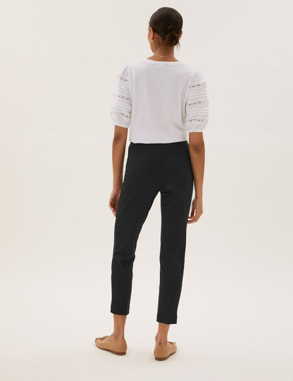 Slim Fit Ankle Grazer Pantolon