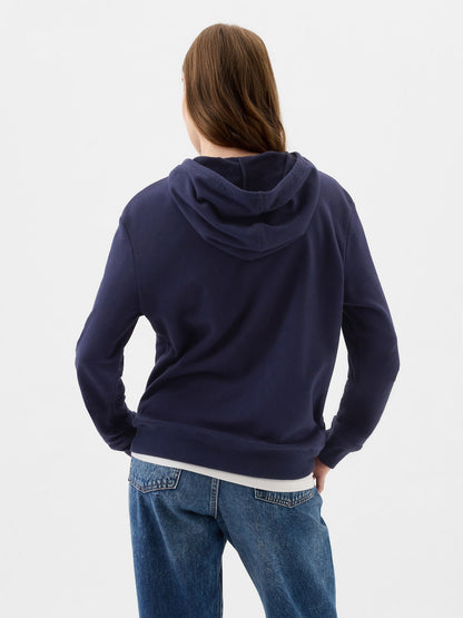 Kırmızı Gap Logo Havlu Kumaş Sweatshirt