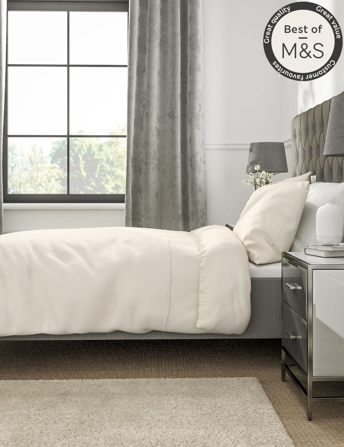 Saf Egyptian Cotton Yorgan Kılıfı