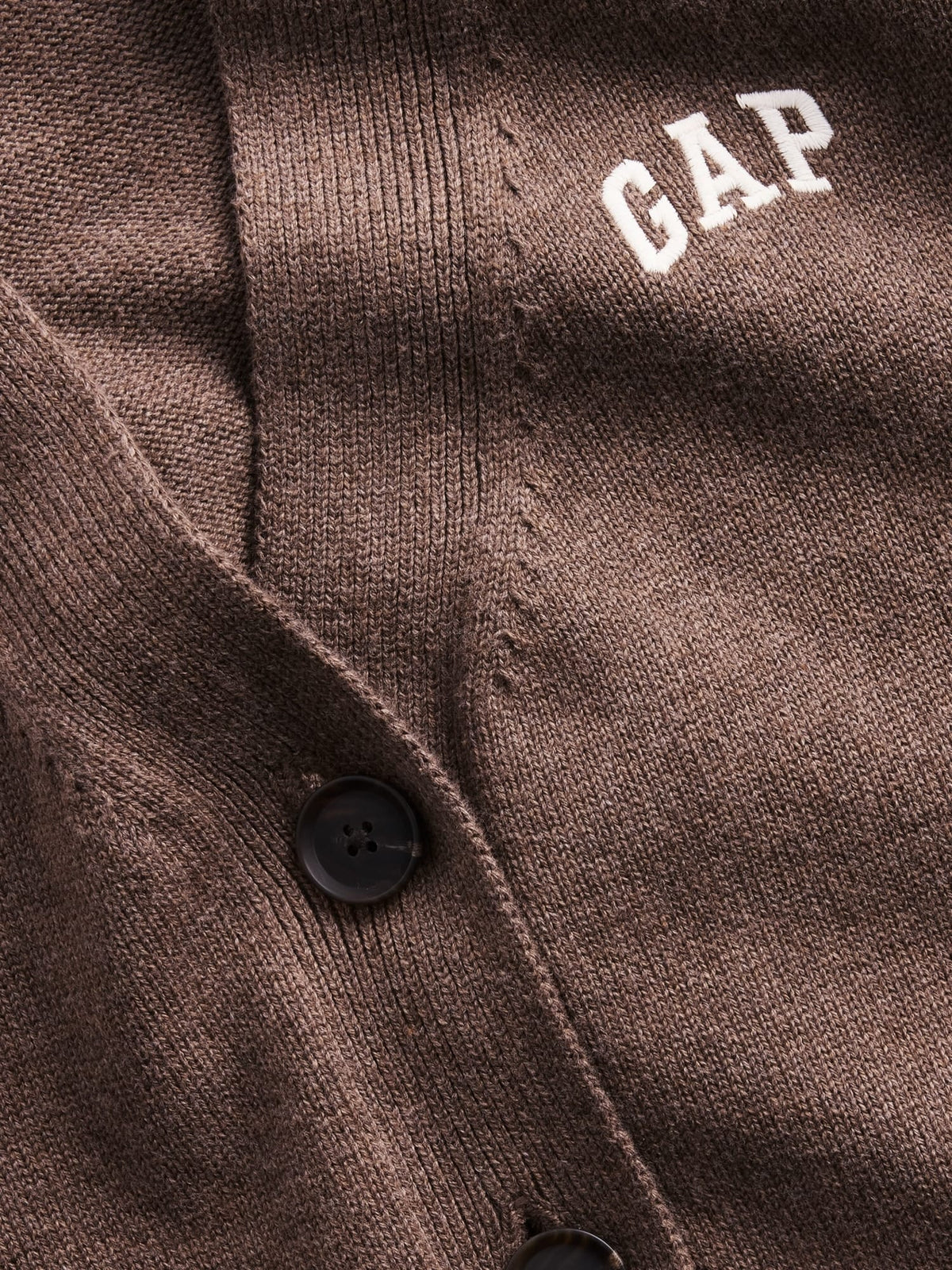 Mor 100% Pamuk Oversized Gap Logo Triko Hırka