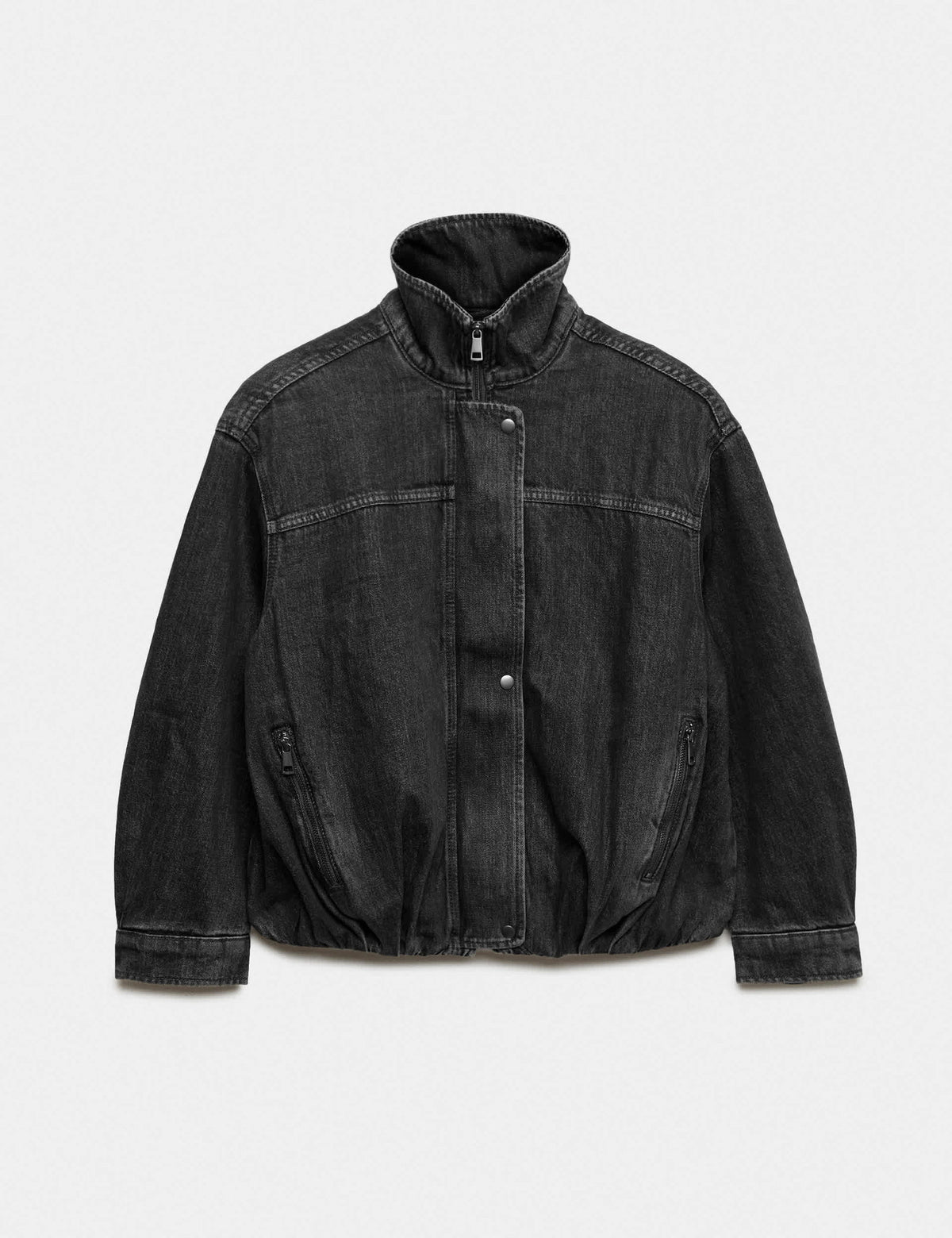 Denim Biker Ceket