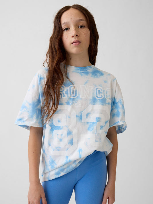 Açık Mavi Ford Bronco Oversized T-shirt