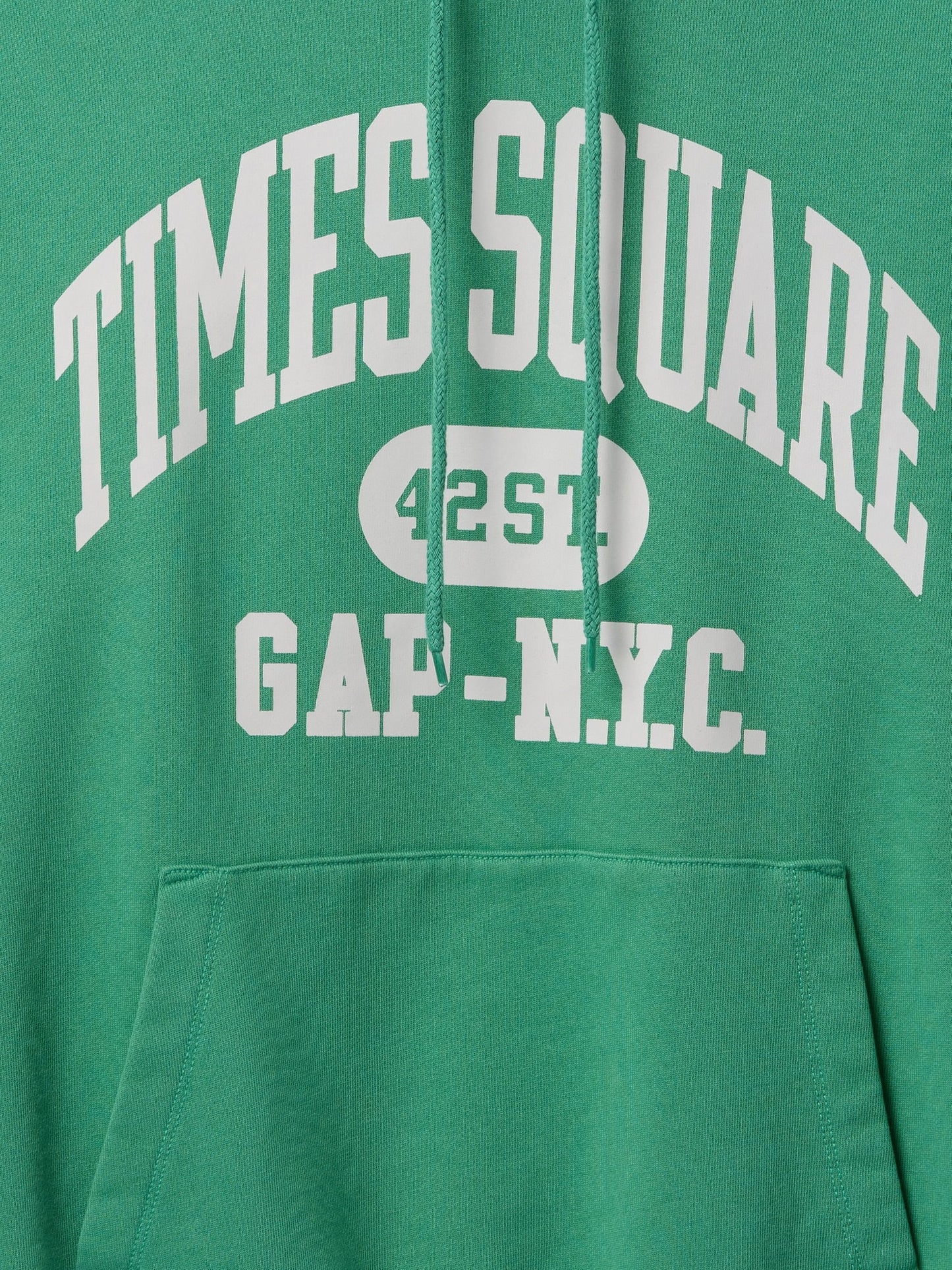 Yeşil Gap Logo Nyc Kapüşonlu Sweatshirt