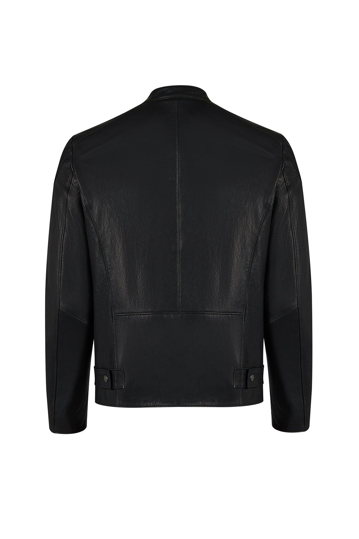 Endrick Erkek Siyah Slim-fit Deri Ceket