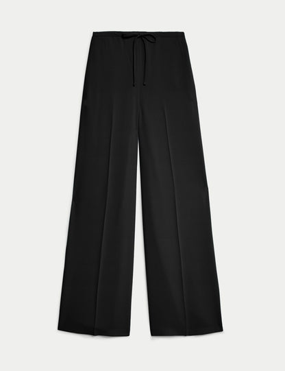 Yüksek Bel Wide Leg Pantolon