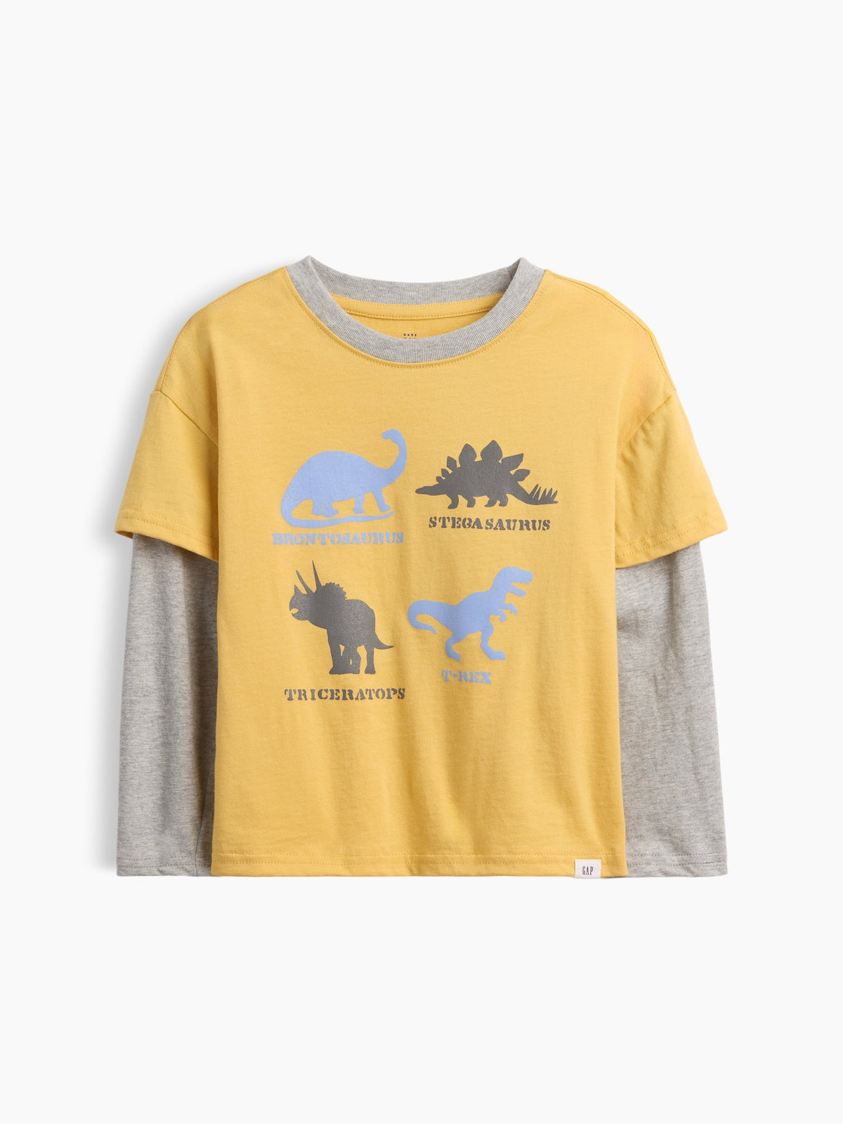 Sarı Grafik Baskılı T-shirt