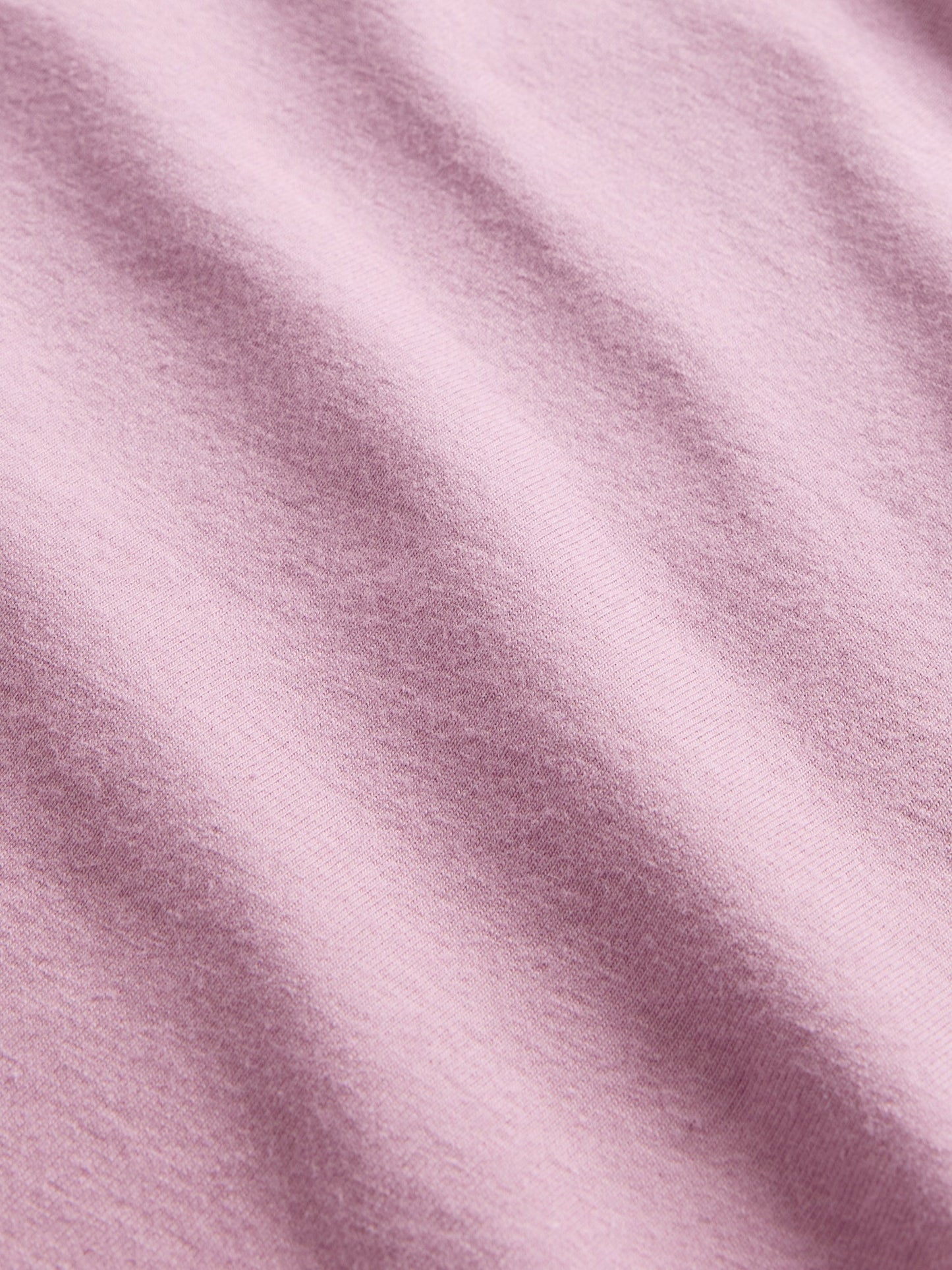 Açık Pembe Closeknit Jersey T-shirt