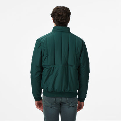 Lacoste Erkek Dik Yaka Koyu Yeşil Mont