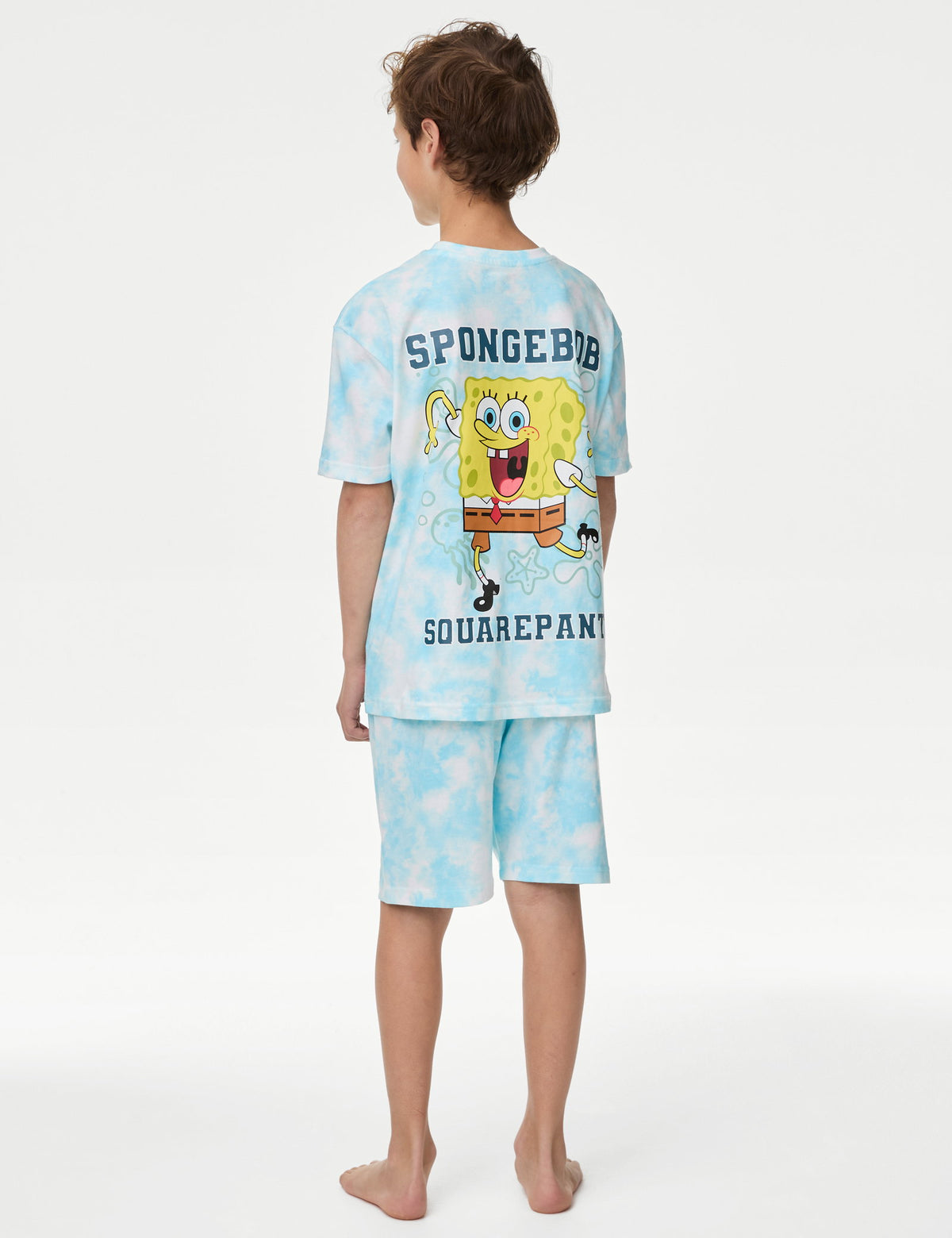 Saf Pamuklu Spongebob Karepantolon™ Pijama Takımı (6-16 Yaş)