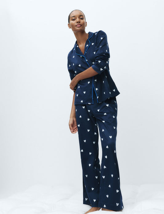 Desenli Pijama Takımı