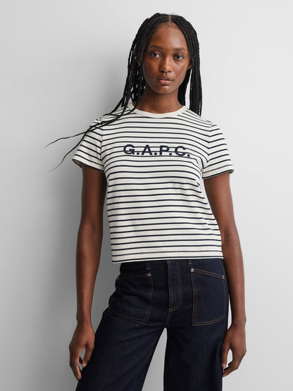 Beyaz Gap × A.p.c. Logo T-shirt