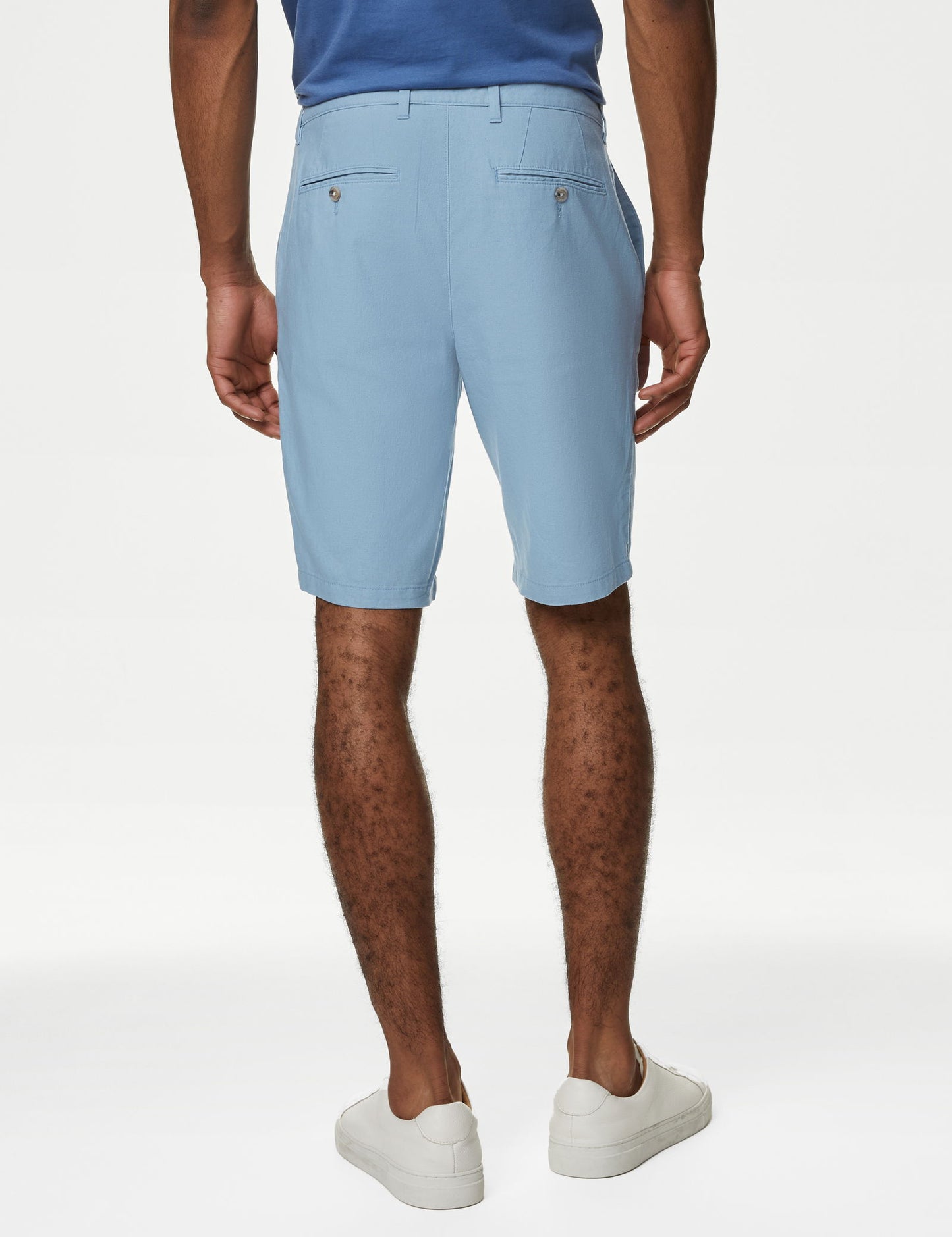 Regular Fit Keten Şort