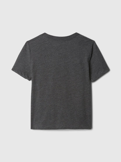 Koyu Gri Gap Logo T-shirt