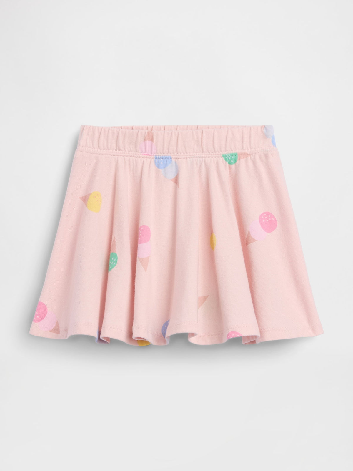 Açık Pembe Mix & Match Baskılı Pull-on Şort Etek