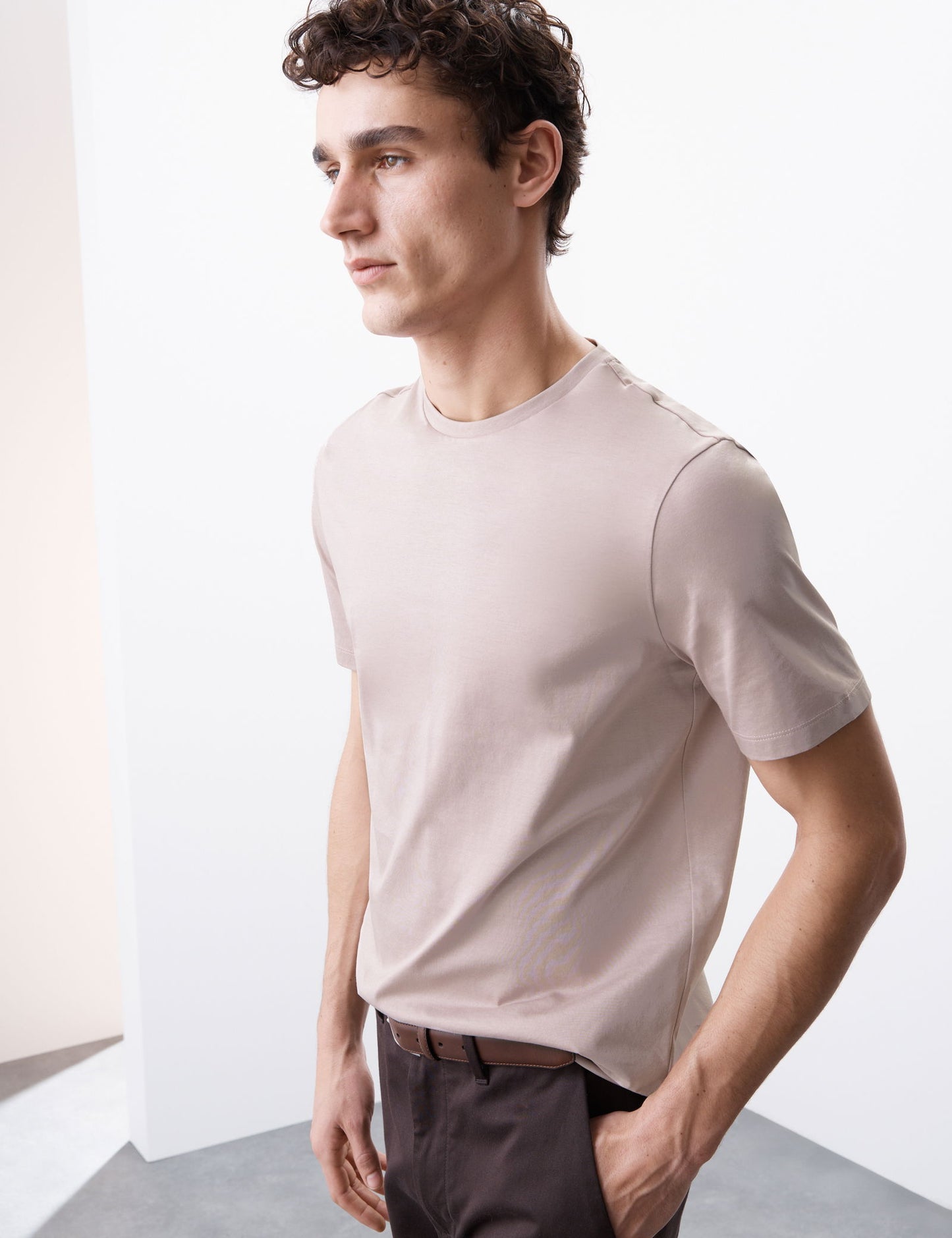 Pure Supima® Slim Fit Premium Pamuklu T-shirt