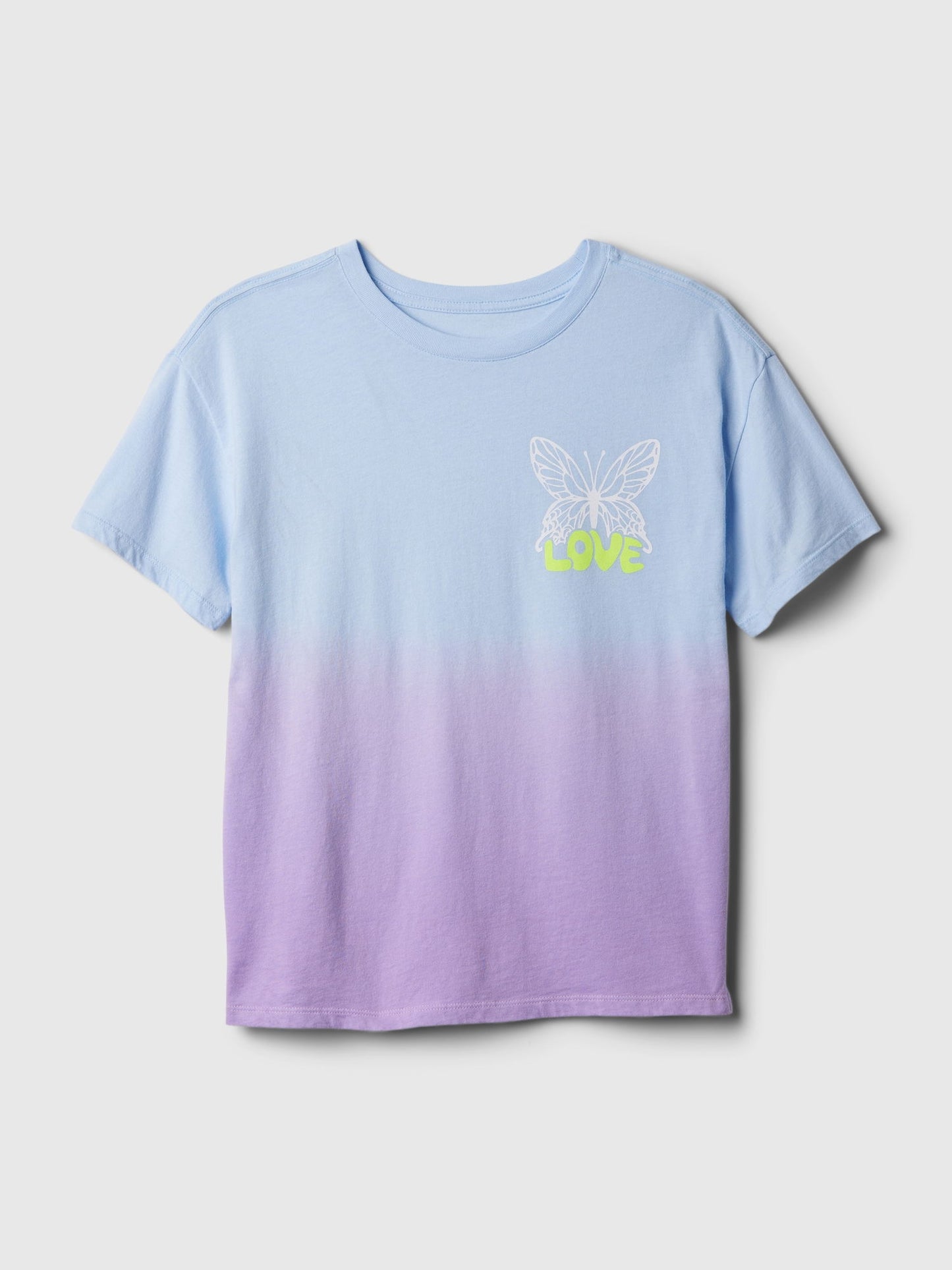 Mavi Batik Desenli T-shirt