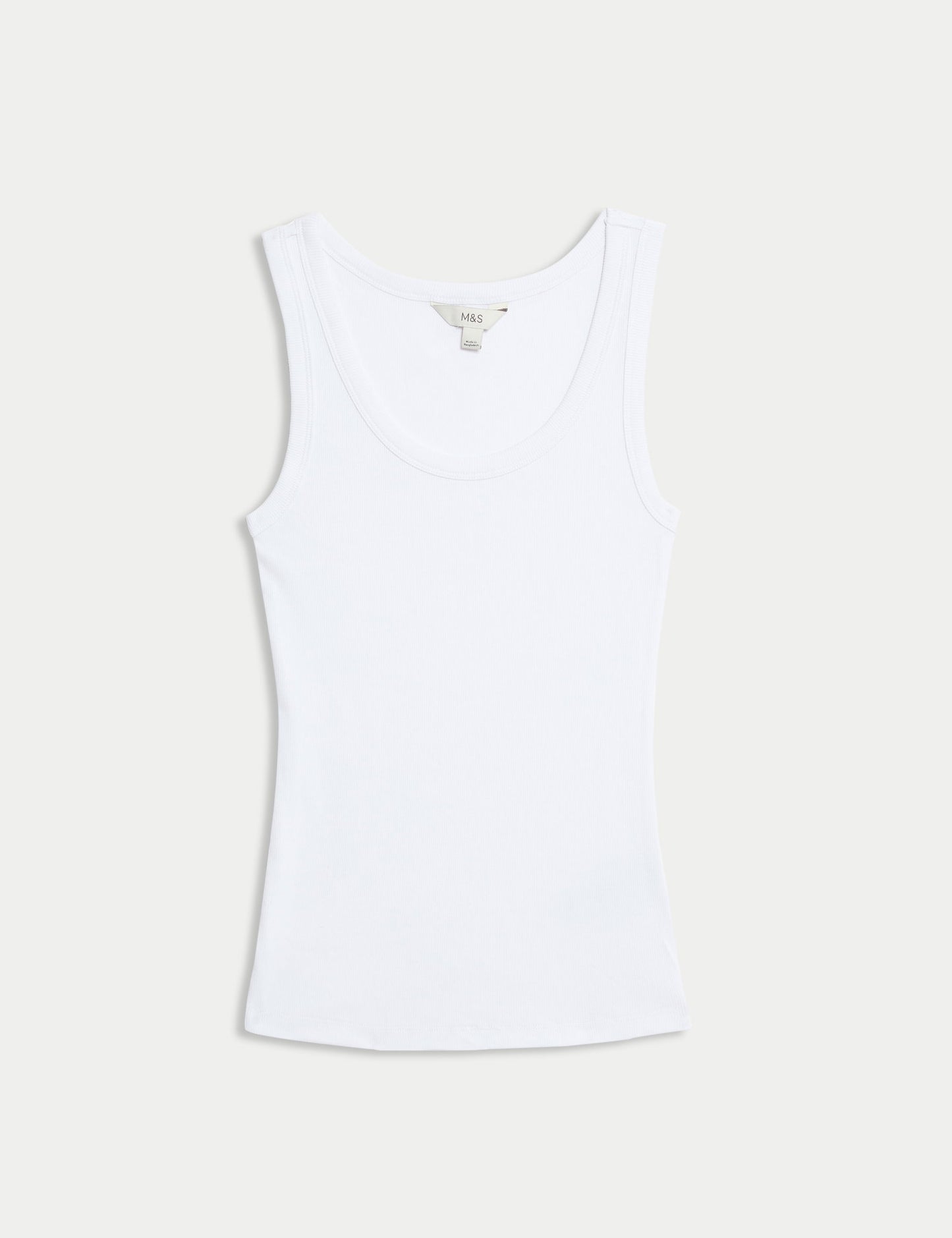 Pamuk Karışımlı Ribana Slim Fit Atlet