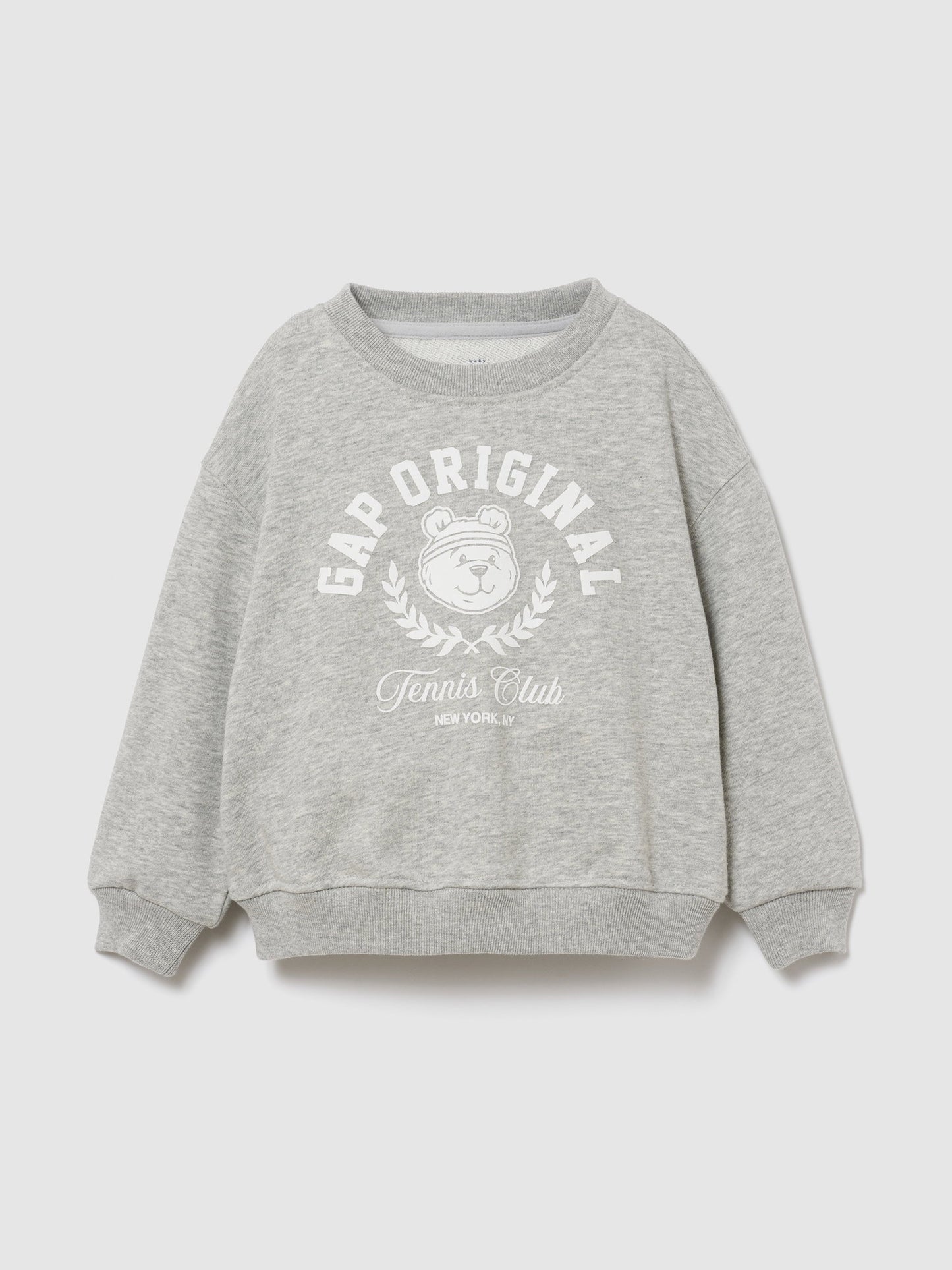 Gri Vintagesoft Terry Ayı Logo Sweatshirt