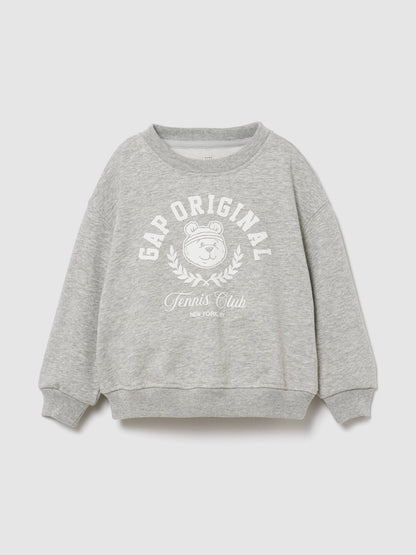 Gri Vintagesoft Terry Ayı Logo Sweatshirt