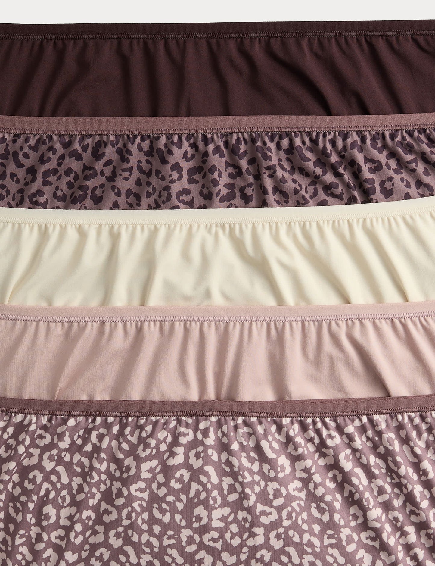 5’li Microfibre Yüksek Bel Külot Seti