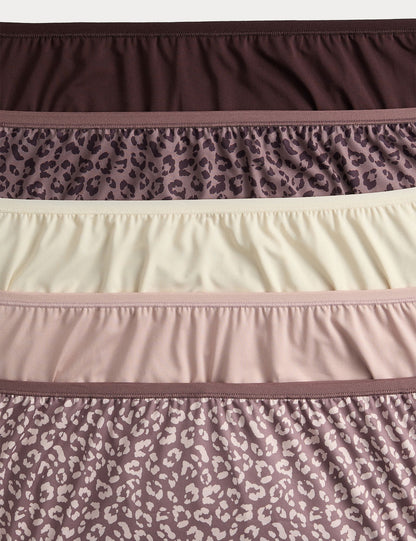 5’li Microfibre Yüksek Bel Külot Seti