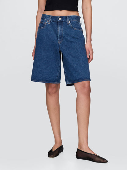 Mavi 11 Mid Rise Longline Denim Şort