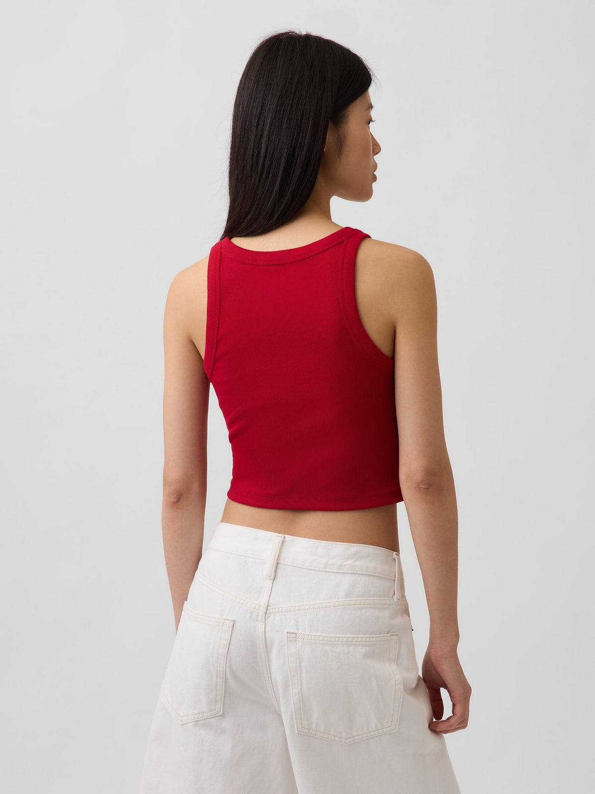 Kırmızı Gap Logo Crop Atlet