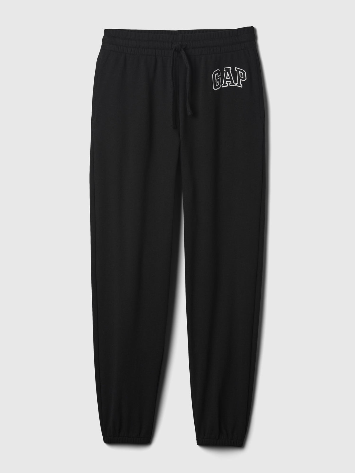Açık Gri Gap Logo Jogger Havlu Kumaş Eşofman Altı