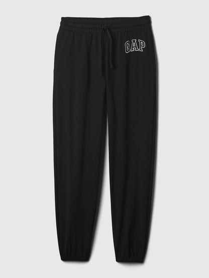 Açık Gri Gap Logo Jogger Havlu Kumaş Eşofman Altı