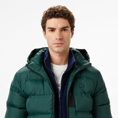 Lacoste Erkek Regular Fit Koyu Yeşil Şişme Mont