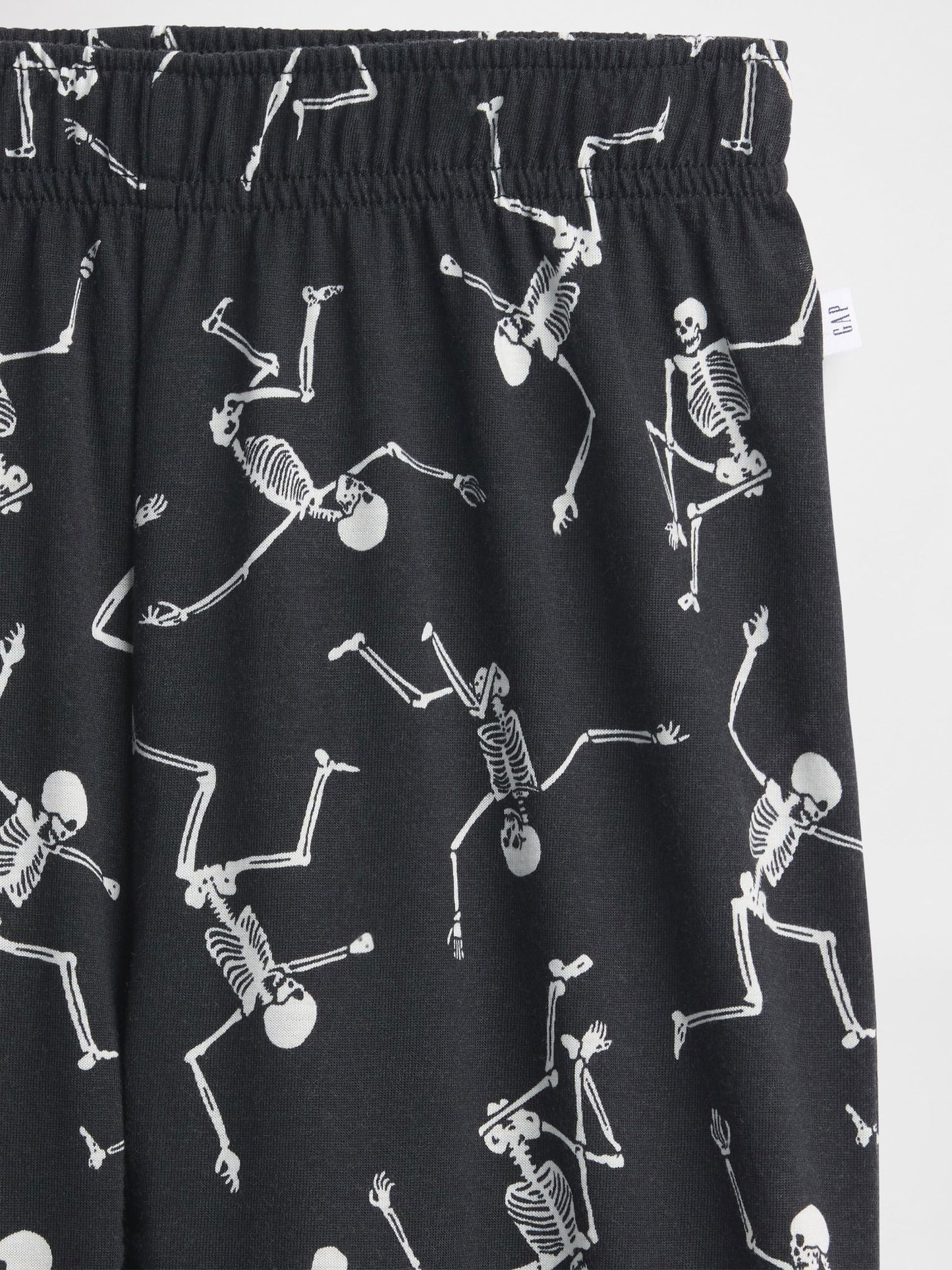 Siyah Halloween Geri Dönüştürülmüş Pijama Jogger