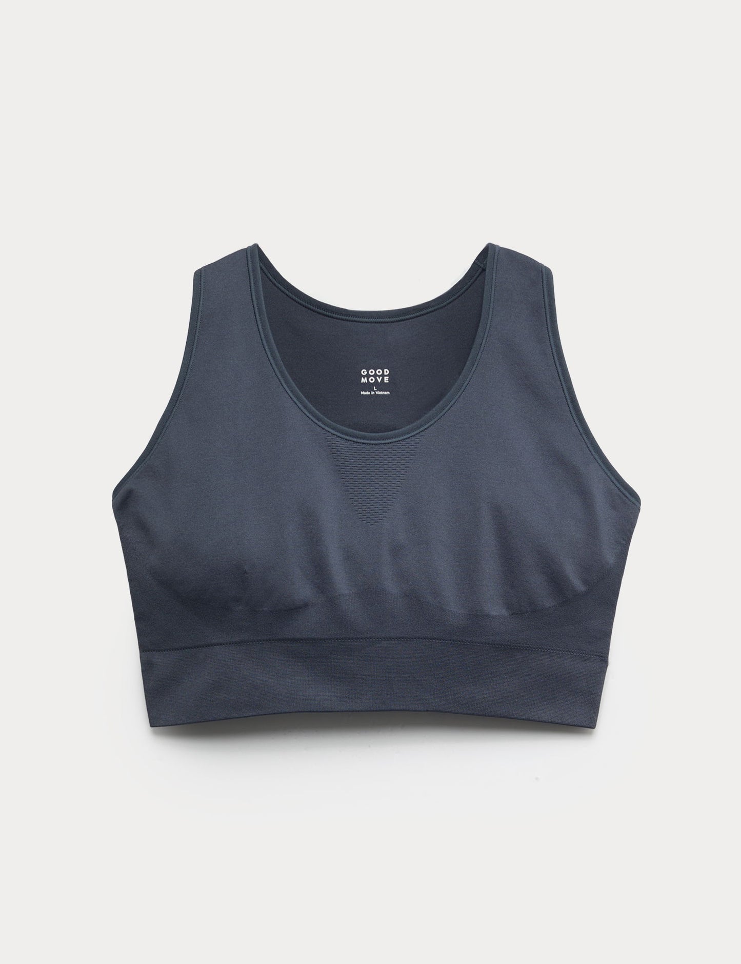 Jacquard Scoop Yaka Dikişsiz Crop Top