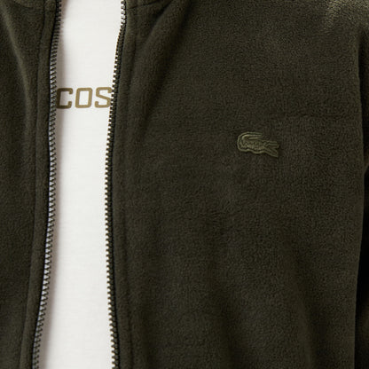 Lacoste Erkek Loose Fit Fermuarlı Haki Sweatshirt