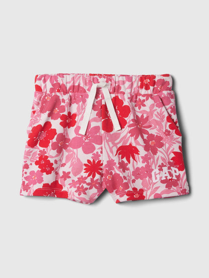 Pembe Gap Logo Fransız Havlu Kumaş Pull-on Şort