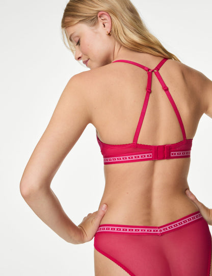 Cleo Ombre Dantel Detaylı Balensiz Plunge Sütyen
