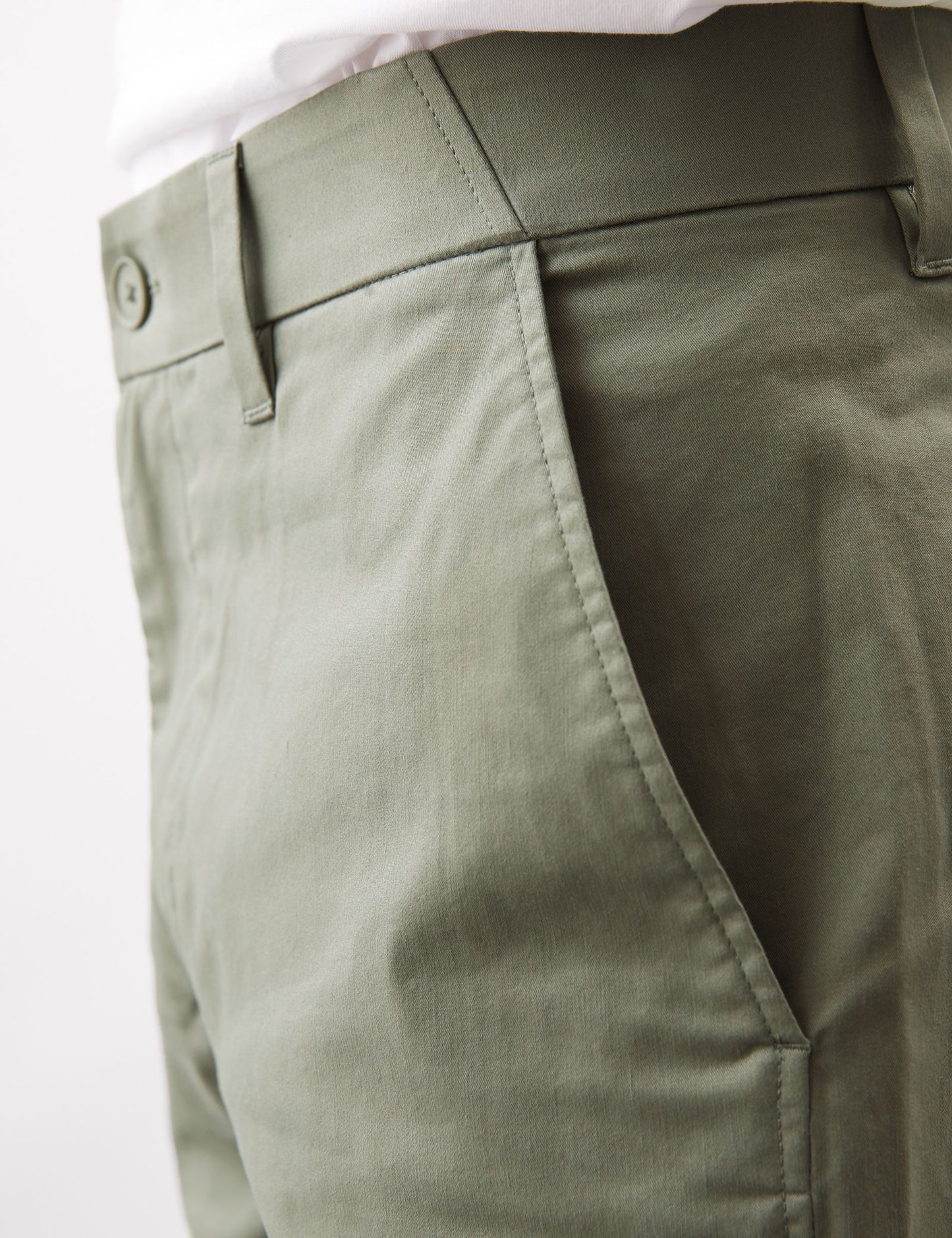 Pamuk Karışımlı Regular Fit Lightweight Chino Şort