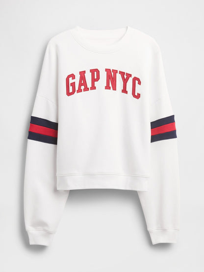 Beyaz Vintagesoft Logo Wedge Sweatshirt