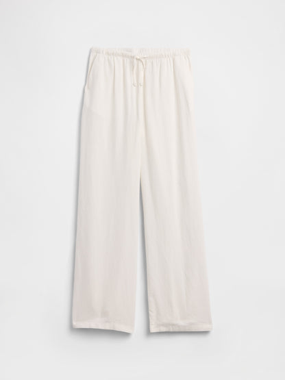 Turuncu Relaxed Pull-on Wide-leg Pantolon
