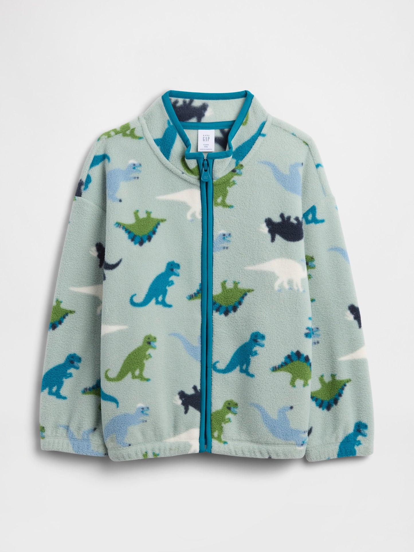 Yeşil Gap Fermuarlı Fleece Sweatshirt