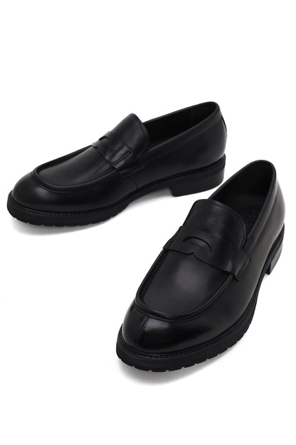 Erkek Siyah Deri Casual Loafer