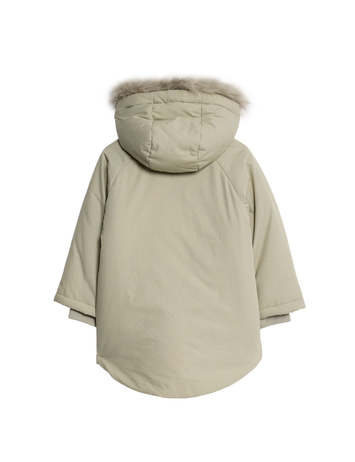 Kadifemsi Dokulu Pamuk Parka