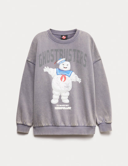 Ghostbusters Baskılı Çocuk Sweatshirt