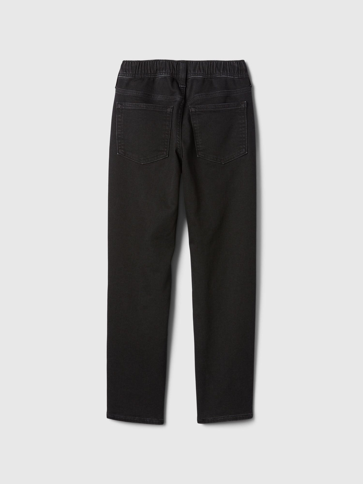 Siyah Pull-on Orijinal Straight Eşofman Altı Jean Pantolon